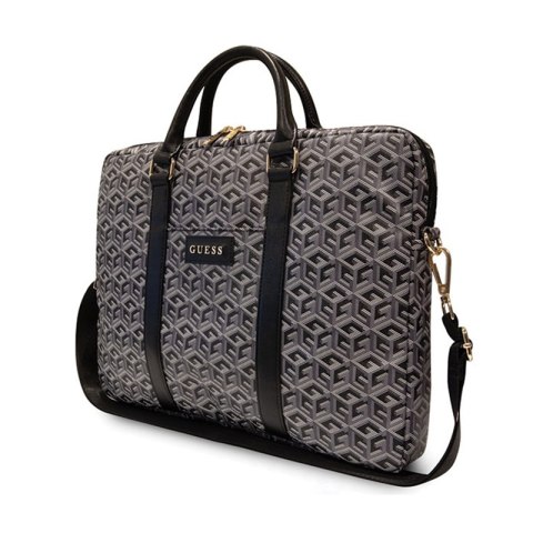 Guess GCube Stripes Computer Bag - Torba na notebooka 16" (Czarny) Guess GCube Stripes Computer Bag - Torba na notebooka 16" (Czarny)