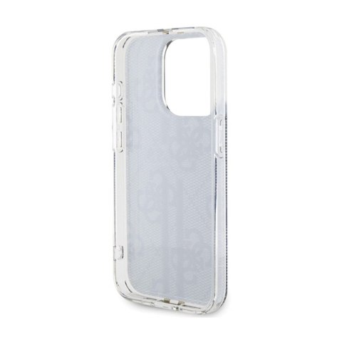 Guess IML 4G Gold Stripe - Etui iPhone 15 Pro (czarny) Guess IML 4G Gold Stripe - Etui iPhone 15 Pro (czarny)