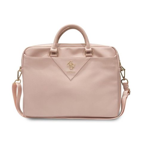 Guess Triangle 4G Computer Bag - Torba na notebooka 15" / 16" (różowy) Guess Triangle 4G Computer Bag - Torba na notebooka 15" / 16" (różowy)