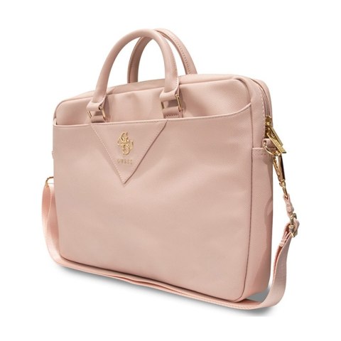 Guess Triangle 4G Computer Bag - Torba na notebooka 15" / 16" (różowy) Guess Triangle 4G Computer Bag - Torba na notebooka 15" / 16" (różowy)