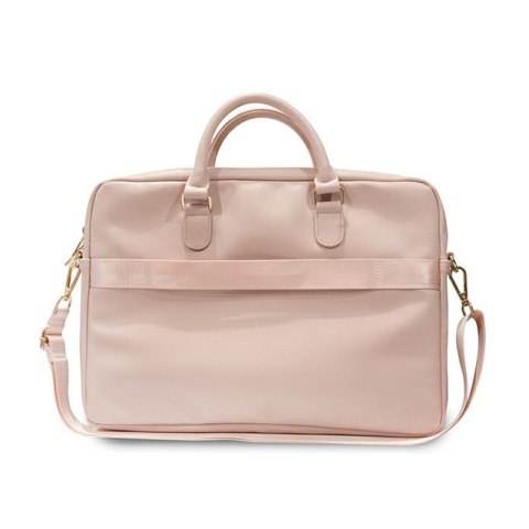 Guess Triangle 4G Computer Bag - Torba na notebooka 15" / 16" (różowy) Guess Triangle 4G Computer Bag - Torba na notebooka 15" / 16" (różowy)