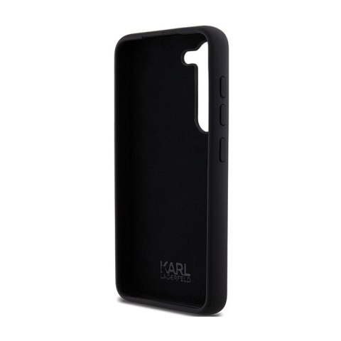Karl Lagerfeld Silicone Choupette Metal Pin - Etui Samsung Galaxy S24 (czarny) Karl Lagerfeld Silicone Choupette Metal Pin - Etui Samsung Galaxy S24 (czarny)