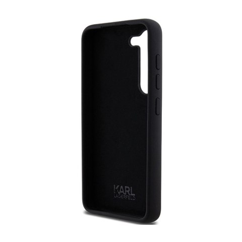 Karl Lagerfeld Silicone Karl & Choupette Metal Pin - Etui Samsung Galaxy S24 (czarny) Karl Lagerfeld Silicone Karl & Choupette Metal Pin - Etui Samsung Galaxy S24 (czarny)
