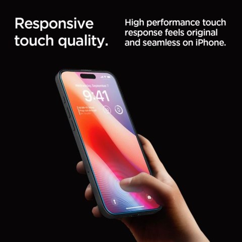 Spigen GLAS.TR EZ FIT Privacy - Szkło hartowane z filtrem prywatyzującym do iPhone 16 Pro Spigen GLAS.TR EZ FIT Privacy - Szkło hartowane z filtrem prywatyzującym do iPhone 16 Pro