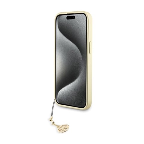 Guess 4G Charms Collection - Etui iPhone 15 (szary) Guess 4G Charms Collection - Etui iPhone 15 (szary)