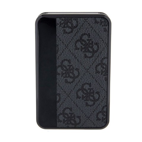 Guess 4G Leather Metal Logo - Power Bank 10000 mAh 18W (czarny) Guess 4G Leather Metal Logo - Power Bank 10000 mAh 18W (czarny)