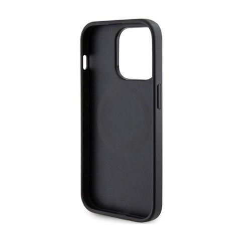 Guess Saffiano MagSafe - Etui iPhone 14 Pro Max (czarny) Guess Saffiano MagSafe - Etui iPhone 14 Pro Max (czarny)