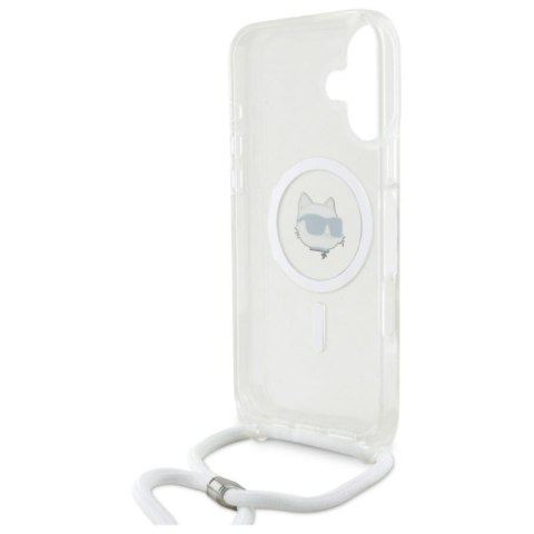 Karl Lagerfeld IML Choupette Head & Cord MagSafe - Etui iPhone 16 (przezroczysty) Karl Lagerfeld IML Choupette Head & Cord MagSafe - Etui iPhone 16 (przezroczysty)