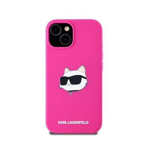 Karl Lagerfeld Silicone Choupette Head MagSafe - Etui iPhone 15 / 14 / 13 (różowy) Karl Lagerfeld Silicone Choupette Head MagSafe - Etui iPhone 15 / 14 / 13 (różowy)