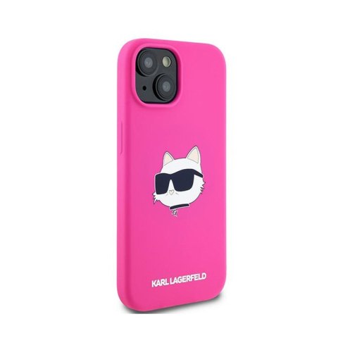 Karl Lagerfeld Silicone Choupette Head MagSafe - Etui iPhone 15 / 14 / 13 (różowy) Karl Lagerfeld Silicone Choupette Head MagSafe - Etui iPhone 15 / 14 / 13 (różowy)
