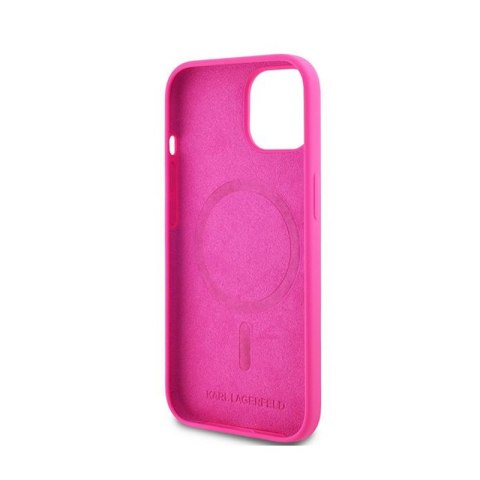 Karl Lagerfeld Silicone Choupette Head MagSafe - Etui iPhone 15 / 14 / 13 (różowy) Karl Lagerfeld Silicone Choupette Head MagSafe - Etui iPhone 15 / 14 / 13 (różowy)