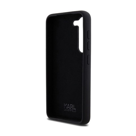 Karl Lagerfeld Silicone Ikonik Metal Pin - Etui Samsung Galaxy S24 (czarny) Karl Lagerfeld Silicone Ikonik Metal Pin - Etui Samsung Galaxy S24 (czarny)