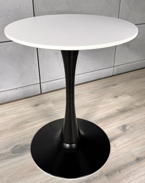 Stół okrągły VICTORY WHITE 60 cm SMOKE Stół okrągły VICTORY WHITE 60 cm SMOKE