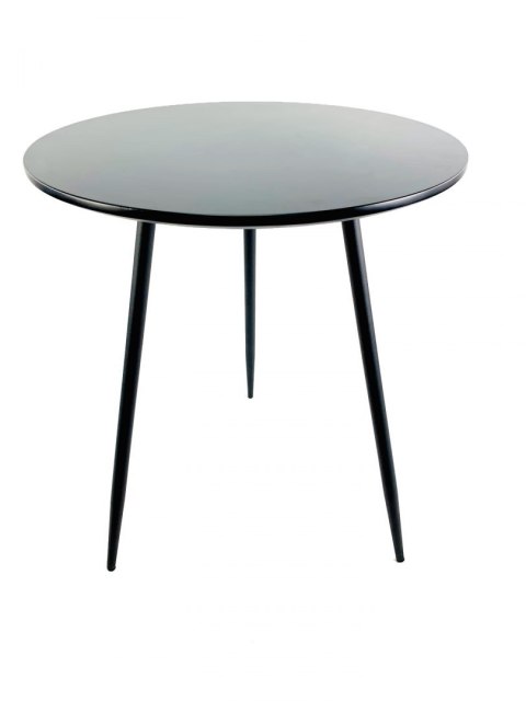 Stół okrągły VINCI BLACK 60 cm SMOKE Stół okrągły VINCI BLACK 60 cm SMOKE