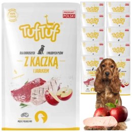 10 x TUF TUF Saszetka 100g mielonka kaczka jabłko