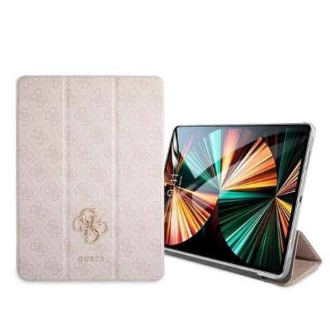 Guess 4G Big Metal Logo - Etui iPad Pro 11" 2021 (różowy) Guess 4G Big Metal Logo - Etui iPad Pro 11" 2021 (różowy)
