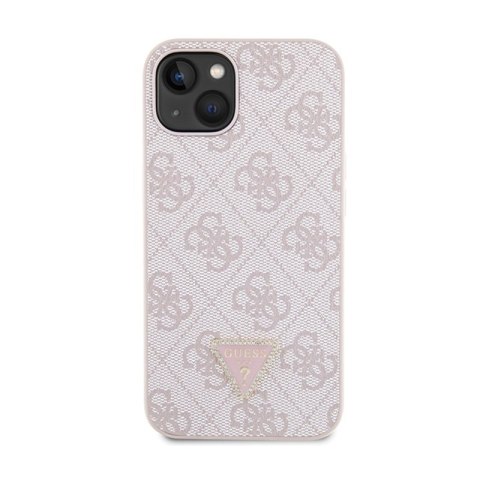 Guess Crossbody 4G Metal Logo - Etui iPhone 14 (różowy) Guess Crossbody 4G Metal Logo - Etui iPhone 14 (różowy)