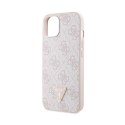Guess Crossbody 4G Metal Logo - Etui iPhone 14 (różowy)