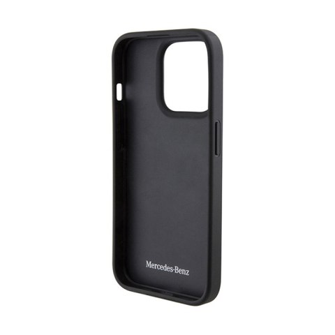 Mercedes Leather Wave Pattern - Etui iPhone 15 Pro Max (czarny) Mercedes Leather Wave Pattern - Etui iPhone 15 Pro Max (czarny)
