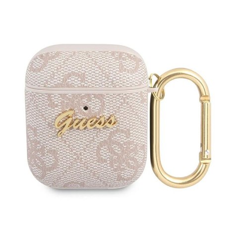 Guess 4G Collection - Etui Airpods (różowy) Guess 4G Collection - Etui Airpods (różowy)