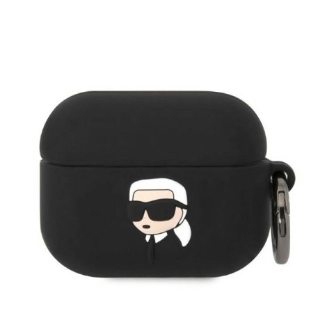 Karl Lagerfeld Silicone NFT Karl Head 3D - Etui AirPods Pro (czarny) Karl Lagerfeld Silicone NFT Karl Head 3D - Etui AirPods Pro (czarny)