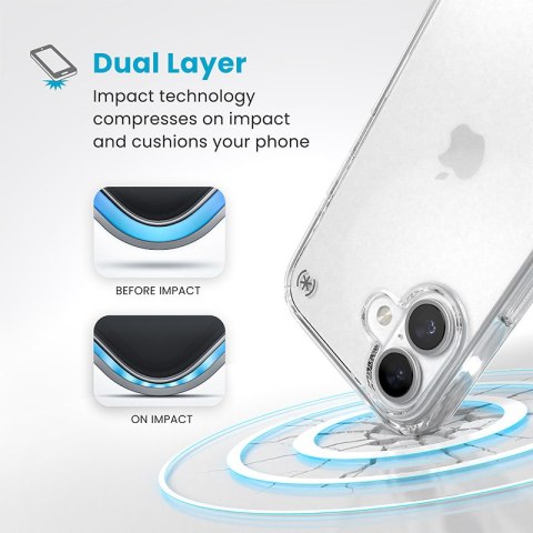 Speck Presidio Perfect-Clear - Etui iPhone 16 (Clear) Speck Presidio Perfect-Clear - Etui iPhone 16 (Clear)