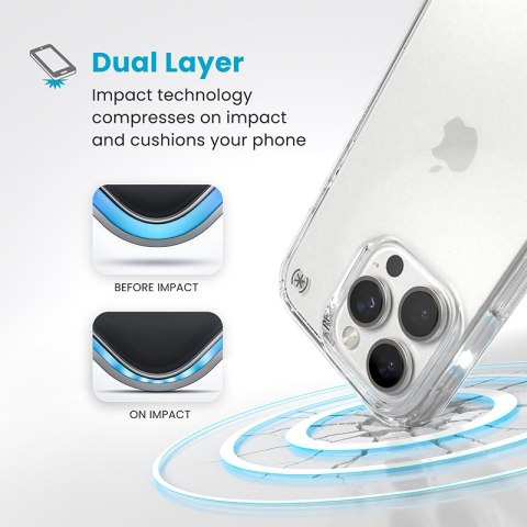 Speck Presidio Perfect-Clear - Etui iPhone 16 Pro (Clear) Speck Presidio Perfect-Clear - Etui iPhone 16 Pro (Clear)