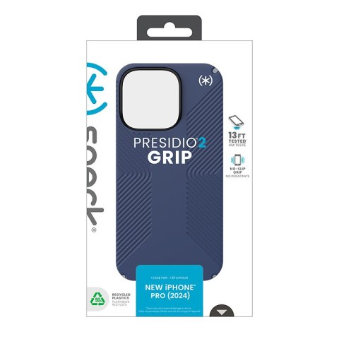 Speck Presidio2 Grip - Etui iPhone 16 Pro (Coastal Blue / Dust Grey / White) Speck Presidio2 Grip - Etui iPhone 16 Pro (Coastal Blue / Dust Grey / White)