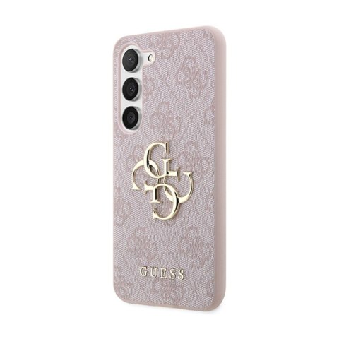 Guess 4G Big Metal Logo - Etui Samsung Galaxy S24 (różowy) Guess 4G Big Metal Logo - Etui Samsung Galaxy S24 (różowy)