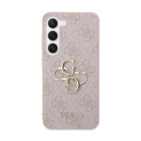Guess 4G Big Metal Logo - Etui Samsung Galaxy S24 (różowy) Guess 4G Big Metal Logo - Etui Samsung Galaxy S24 (różowy)