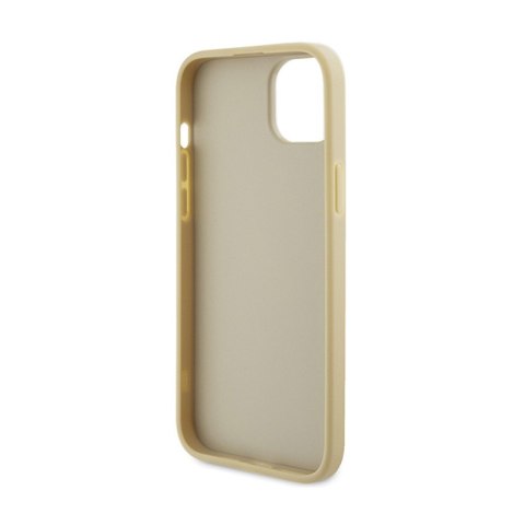 Guess 4G Strass Metal Logo - Etui iPhone 15 Plus (złoty) Guess 4G Strass Metal Logo - Etui iPhone 15 Plus (złoty)