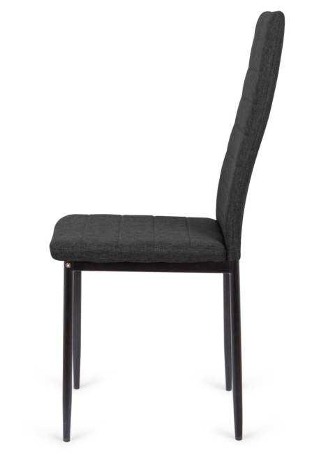 Krzesło tapicerowane VALVA LINE FABRIC BLACK Krzesło tapicerowane VALVA LINE FABRIC BLACK