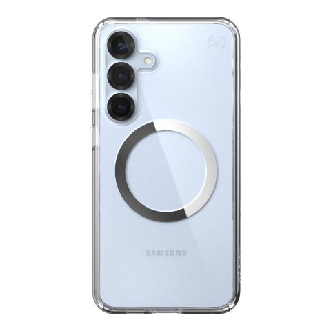 Speck Presidio Perfect-Clear Magnet - Etui Samsung Galaxy S25+ / S24+ MagSafe (Clear / Chrome Finish / Serene Silver) Speck Presidio Perfect-Clear Magnet - Etui Samsung Galaxy S25+ / S24+ MagSafe (Clear / Chrome Finish / Serene Silver)