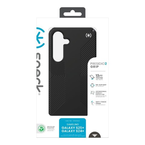 Speck Presidio2 Grip - Etui Samsung Galaxy S25+ / 24+ (Black/Slate Grey/White) Speck Presidio2 Grip - Etui Samsung Galaxy S25+ / 24+ (Black/Slate Grey/White)
