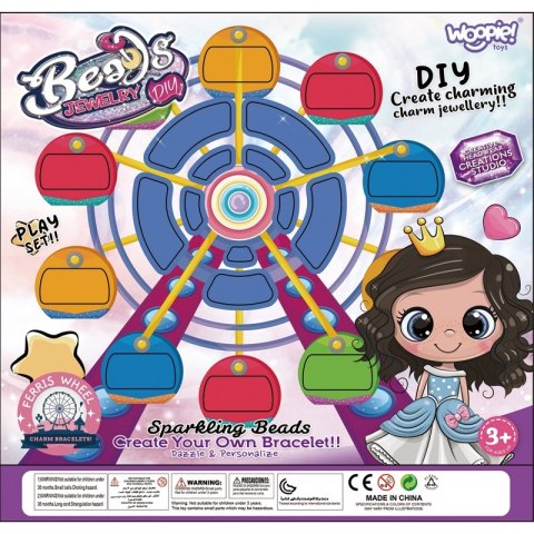 WOOPIE ART&FUN Zestaw Do Robienia Biżuterii Bransoletek Wisiorków Pierścionków Różne Kształty WOOPIE ART&FUN Zestaw Do Robienia Biżuterii Bransoletek Wisiorków Pierścionków Różne Kształty