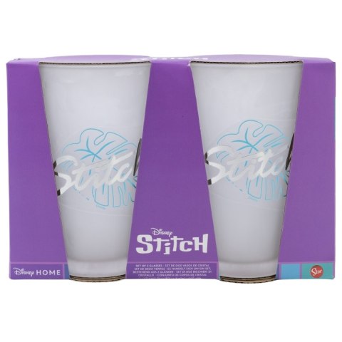 Disney Stitch - Zestaw dwóch szklanek w ozdobnym pudełku (490 ml) Disney Stitch - Zestaw dwóch szklanek w ozdobnym pudełku (490 ml)