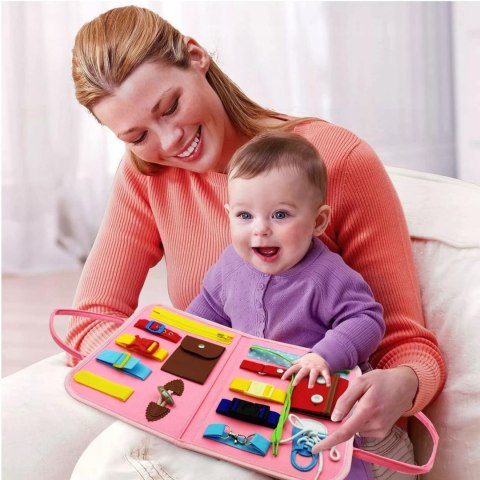 Tablica manipulacyjna książka filcowa edukacyjna składana dla dzieci F43 Tablica manipulacyjna książka filcowa edukacyjna składana dla dzieci F43