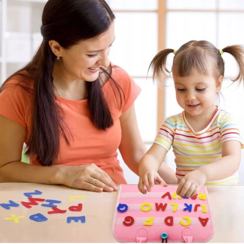 Tablica manipulacyjna książka filcowa edukacyjna składana dla dzieci F43 Tablica manipulacyjna książka filcowa edukacyjna składana dla dzieci F43