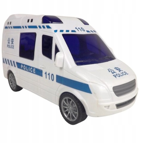 Zestaw samochodów 6 autek policja ruchome el. 6J Zestaw samochodów 6 autek policja ruchome el. 6J