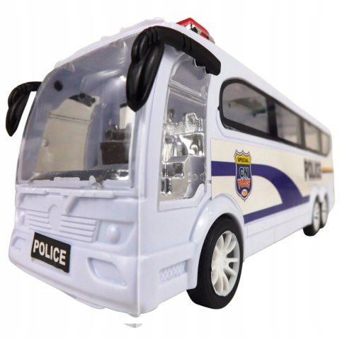 Zestaw samochodów 6 autek policja ruchome el. 6J Zestaw samochodów 6 autek policja ruchome el. 6J
