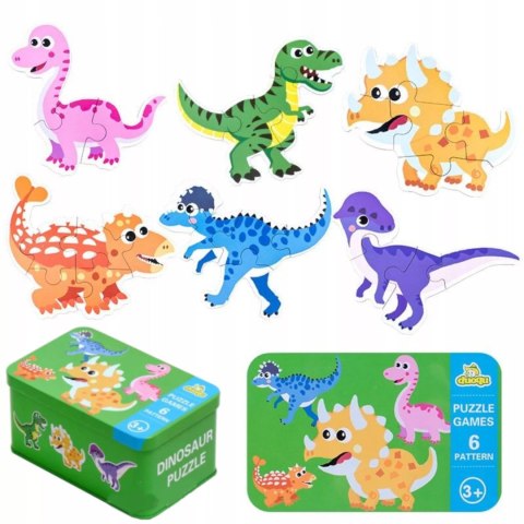 Moje pierwsze puzzle dinozaury puszka 27 szt. 1777 Moje pierwsze puzzle dinozaury puszka 27 szt. 1777