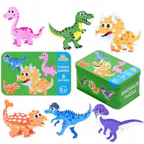 Moje pierwsze puzzle dinozaury puszka 27 szt. 1777 Moje pierwsze puzzle dinozaury puszka 27 szt. 1777