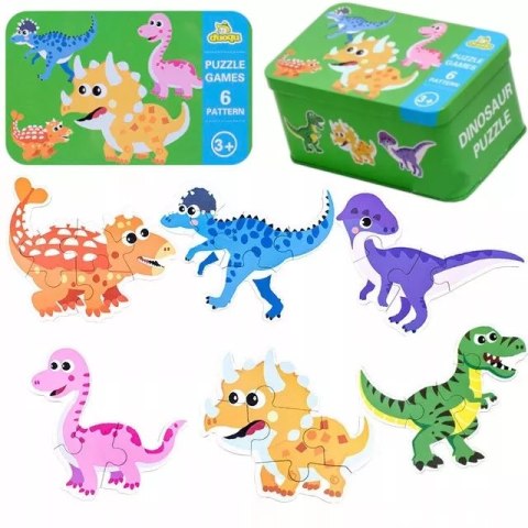 Moje pierwsze puzzle dinozaury puszka 27 szt. 1777 Moje pierwsze puzzle dinozaury puszka 27 szt. 1777