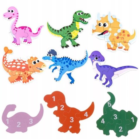 Moje pierwsze puzzle dinozaury puszka 27 szt. 1777 Moje pierwsze puzzle dinozaury puszka 27 szt. 1777