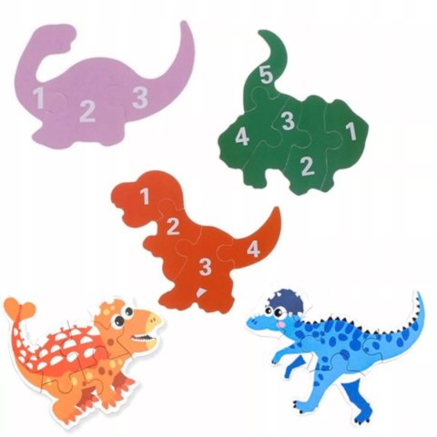 Moje pierwsze puzzle dinozaury puszka 27 szt. 1777 Moje pierwsze puzzle dinozaury puszka 27 szt. 1777