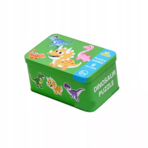 Moje pierwsze puzzle dinozaury puszka 27 szt. 1777 Moje pierwsze puzzle dinozaury puszka 27 szt. 1777