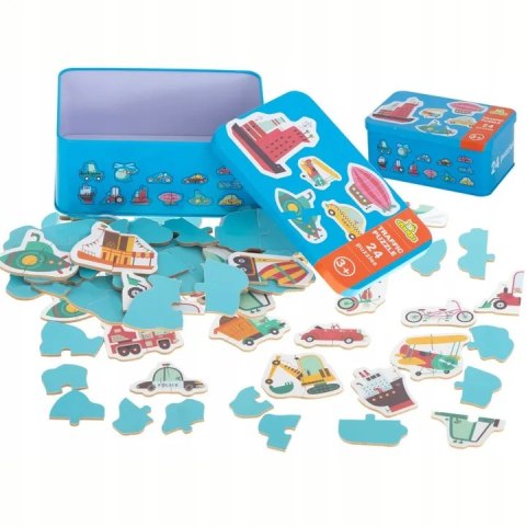 Moje pierwsze puzzle pojazdy puszka 48 szt. 1820 Moje pierwsze puzzle pojazdy puszka 48 szt. 1820