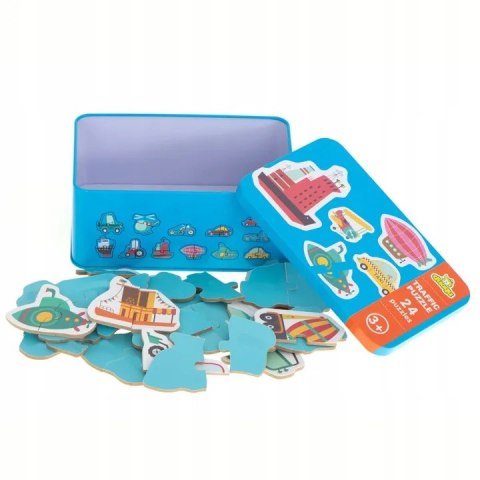 Moje pierwsze puzzle pojazdy puszka 48 szt. 1820 Moje pierwsze puzzle pojazdy puszka 48 szt. 1820