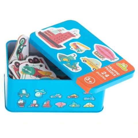 Moje pierwsze puzzle pojazdy puszka 48 szt. 1820 Moje pierwsze puzzle pojazdy puszka 48 szt. 1820