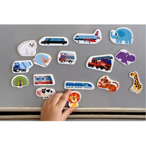 Układanka tablica puzzle magnetyczne zwierzęta MTF-C02 Układanka tablica puzzle magnetyczne zwierzęta MTF-C02